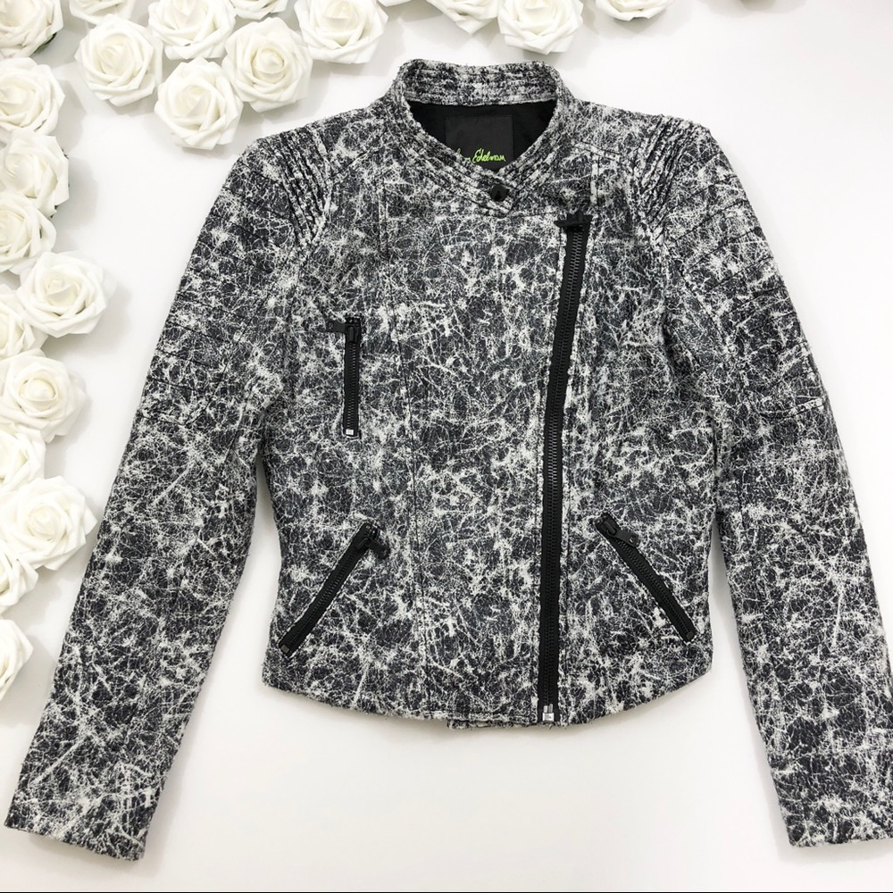 Sam Edelman Crackle Moto Jacket